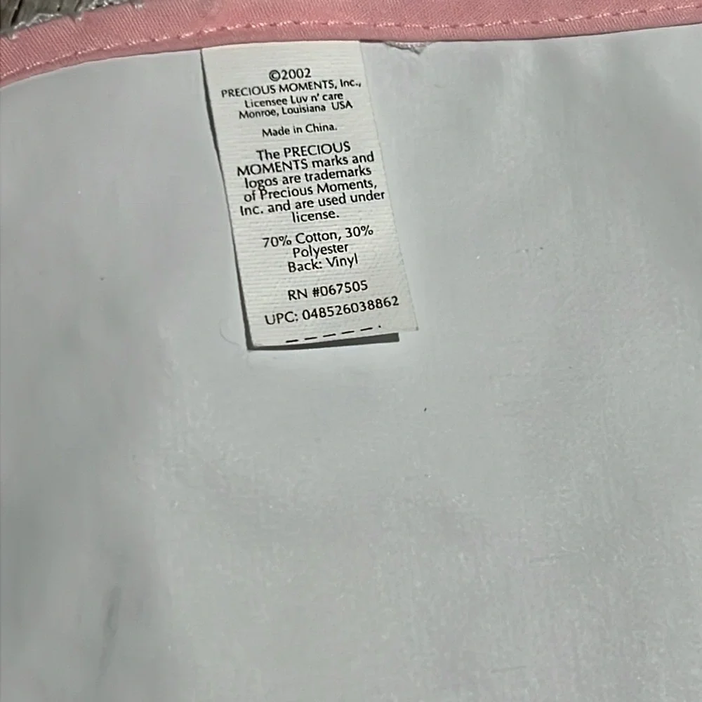 Vintage Precious Moments Pink Bib